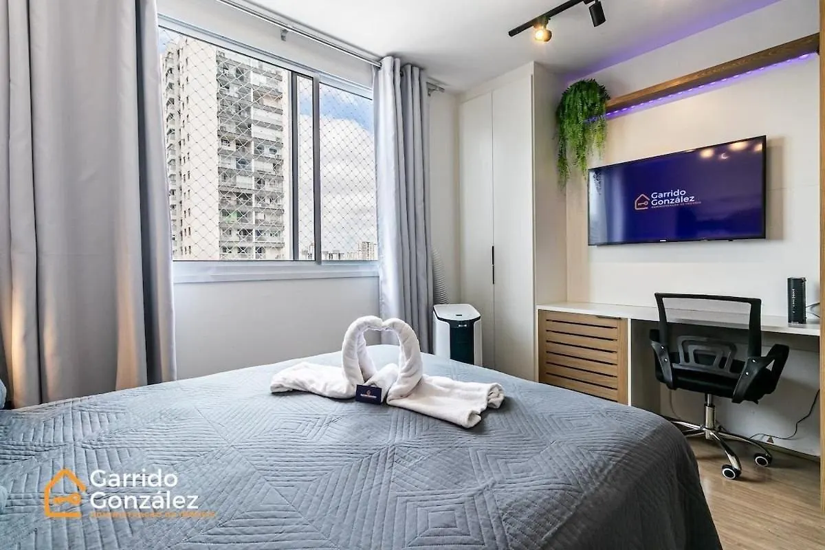 Apartment Refinado Studio No Bras Com Piscina/Metroarcondic. Sao Paulo Brazil